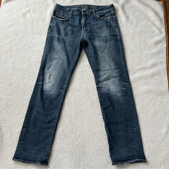 AE Men’s Original Straight Jeans - Picture 1 of 7